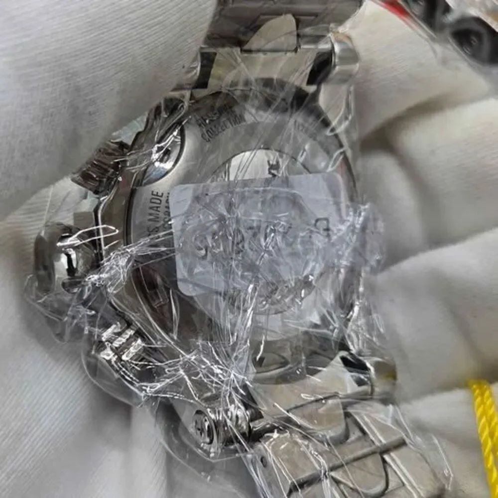 Invicta Venom Reserve Chronograph Blue Textured Dial Stainless Steel Watch